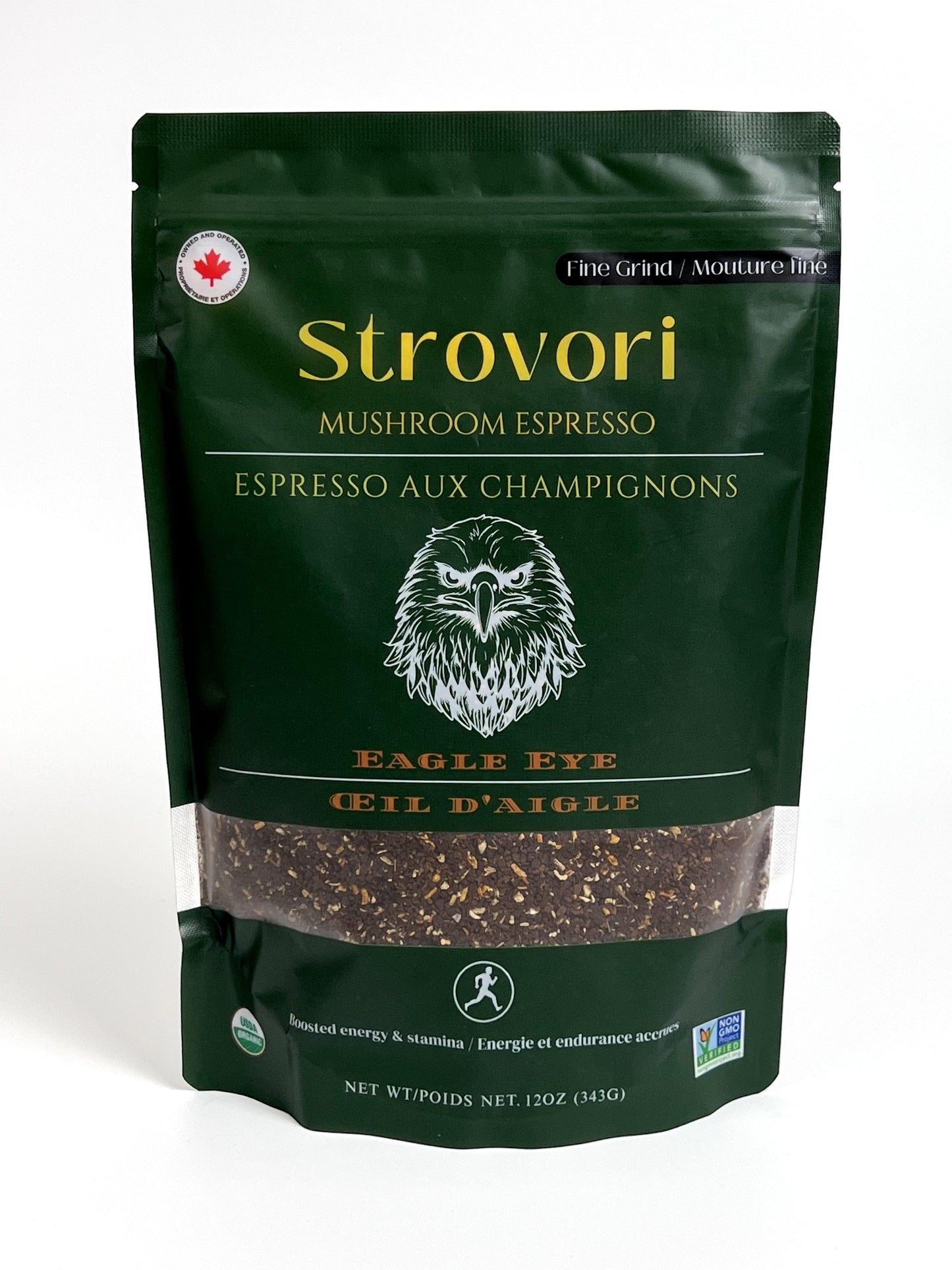 Mushroom Espresso | Eagle Eye | Performance + Precision.