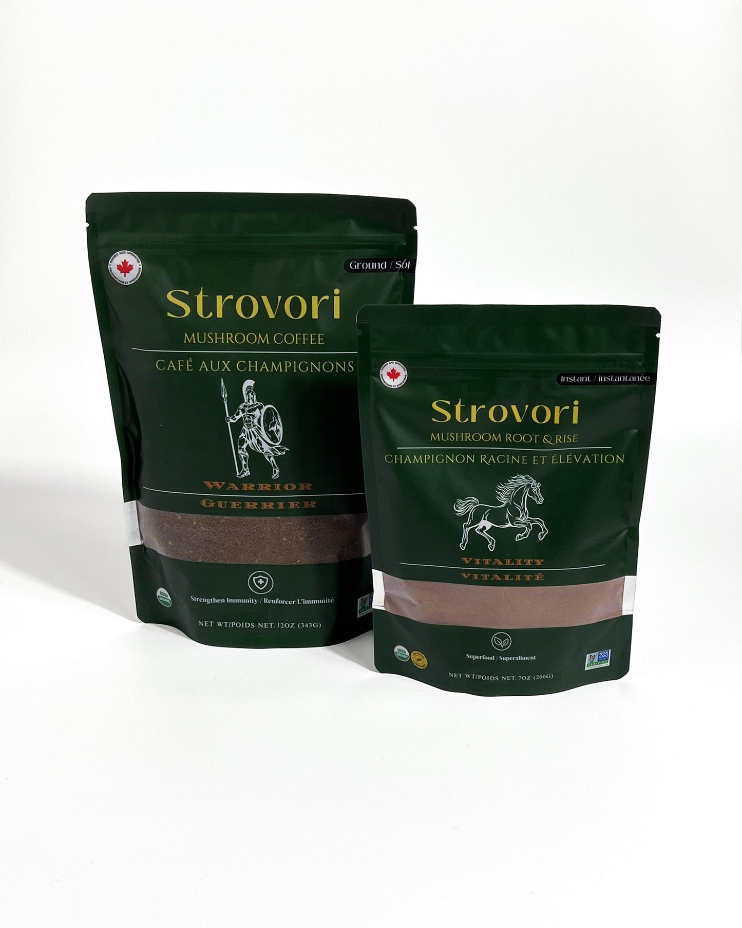 Defense and Digest Duo — Warrior (Ground) + Vitality (Instant).