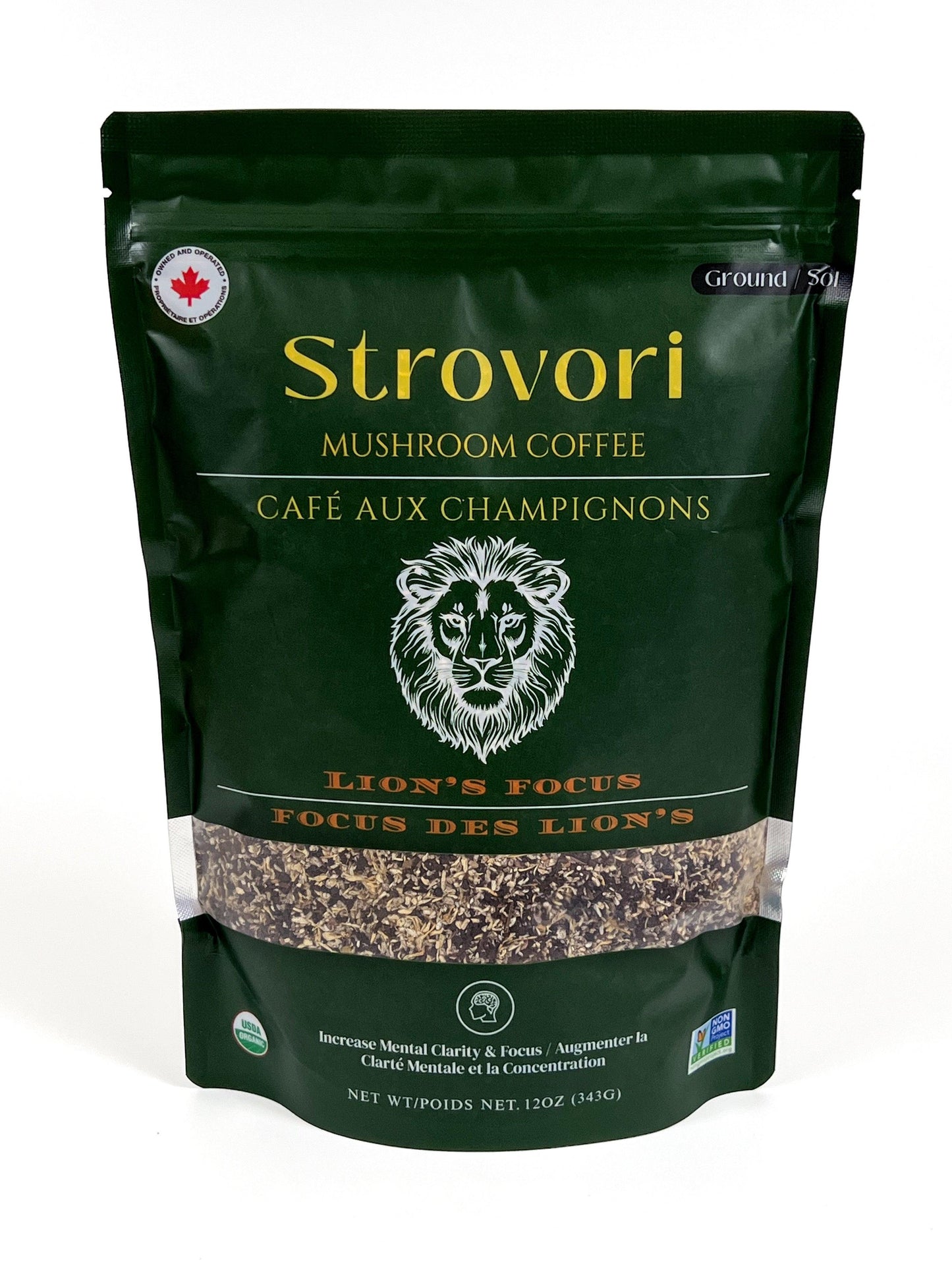 Mushroom Coffee | Lion's Focus | Cognitive Clarity.