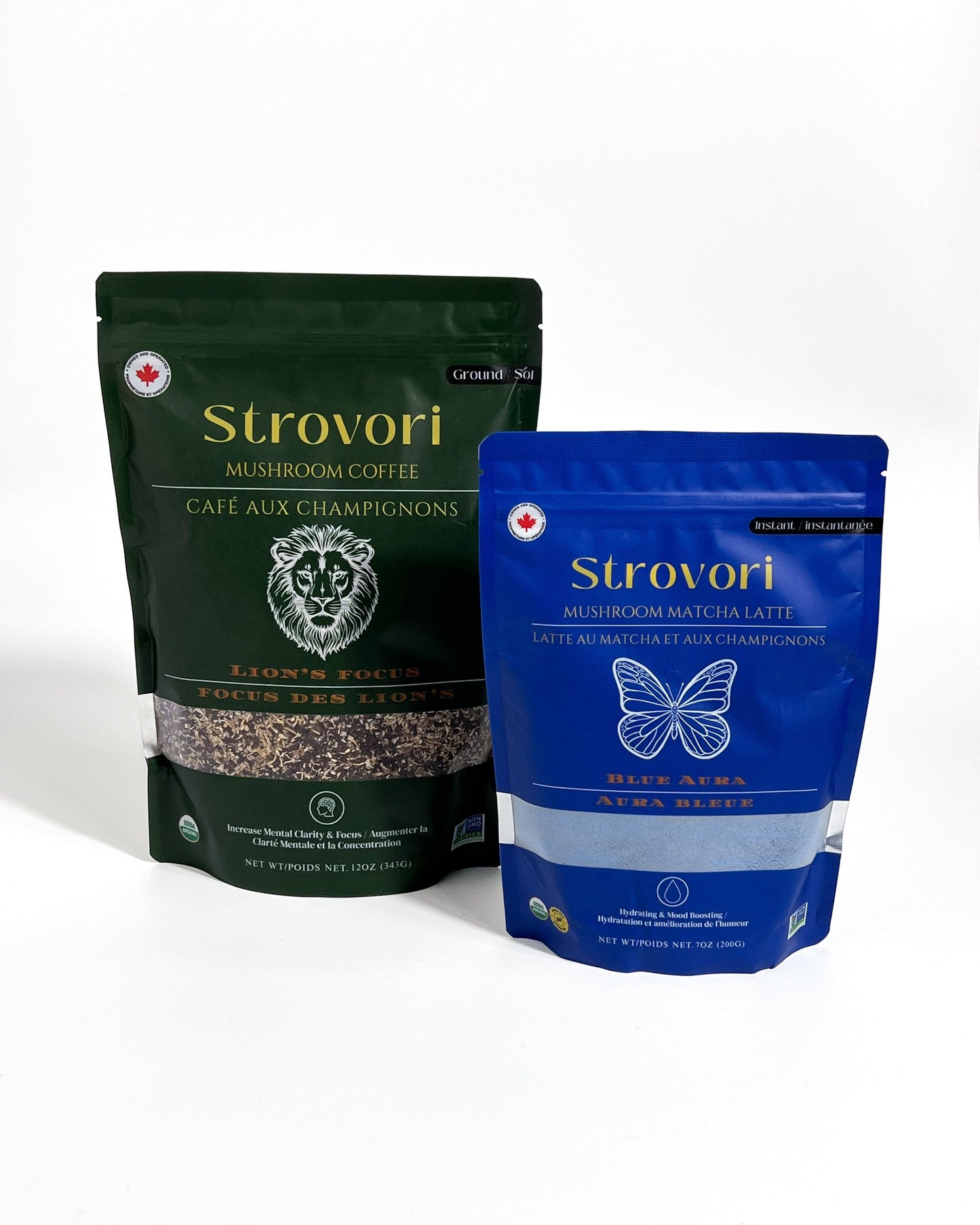 Calm Clarity Duo —  Lion's Focus (Ground) + Blue Aura (Instant).