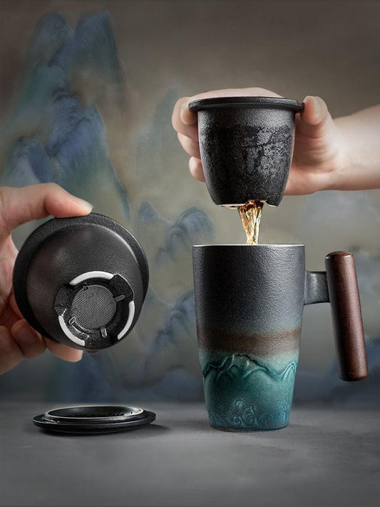 Rustic Ceramic Mugs - Strovori